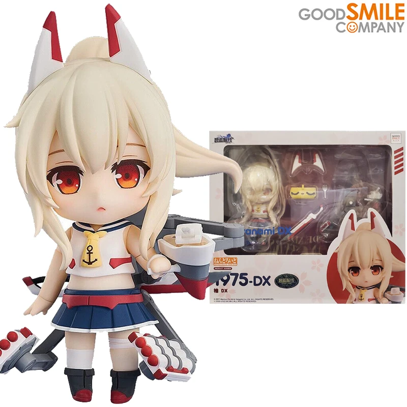 

In Stock Original Good Smile Nendoroid GSAS GSC 1975 DX Ayanami Azur Lane Anime Figure Model Collecile Action Toys Gifts