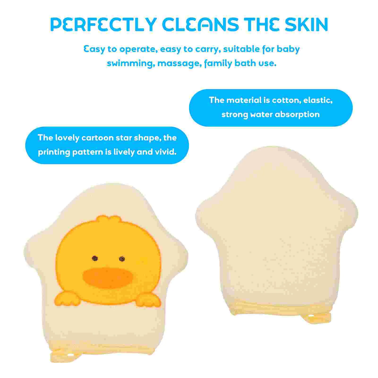 Детские перчатки для ванны и душа хлопковые детские игрушки скребок спины щетка