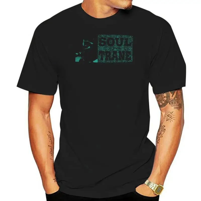 

Футболка John Coltrane, крутая черная футболка в стиле ретро с графическим принтом музыкальной группы Jazz, 4-061