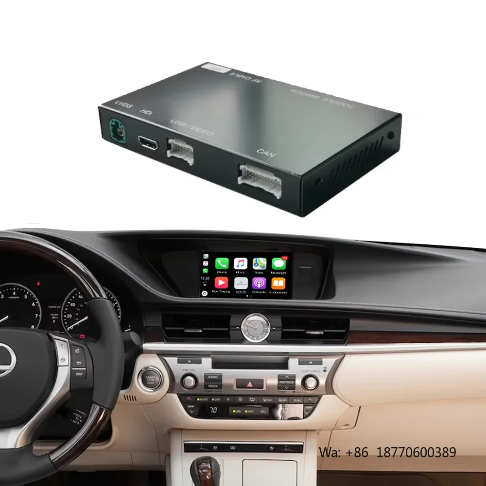 Фото Адаптер Road Top Mirrorlink с поддержкой Siri, беспроводной CarPlay Box, модуль Apple CarPlay и Android Auto для Lexus ES 2014-2019 №1