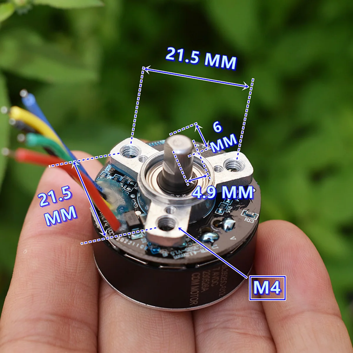 Фото Бесщеточный двигатель Micro BL3525 с поддержкой приводной платы ШИМ-управление скоростью постоянного тока 6 В 7,4 В 9 В 12 В 3230 об/мин BLDC ‌   Малошумный большой крутящий момент №2