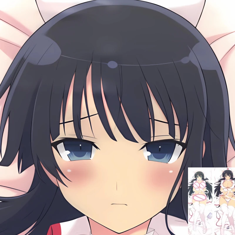 

DIY Customized Anime Senran Kagura Ikaruga Dakimakura Pillowcase Double-sided Print Hugging Body Pillow Cover Case Dropshipping