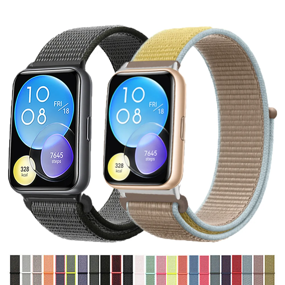 

Ремешок для Huawei Watch Fit 2, сменный нейлоновый браслет для умных часов, аксессуары для часов