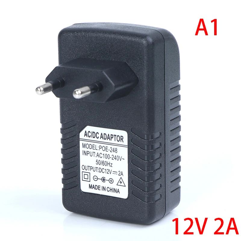 

1 шт., инжектор питания для Ethernet-камеры, 12 В, 15 В, 24 В, 48 В, 100 А, 1 А