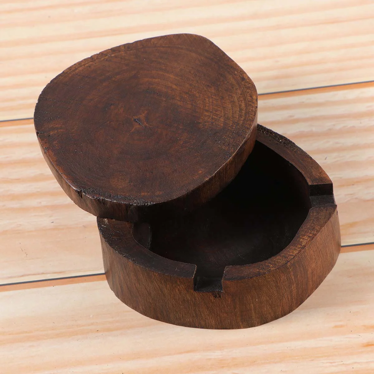 

Wood Ashtray Creative Wooden Ashtray Home Ashtray Decoration Fashion Ashtray Adornment (4 Inches)