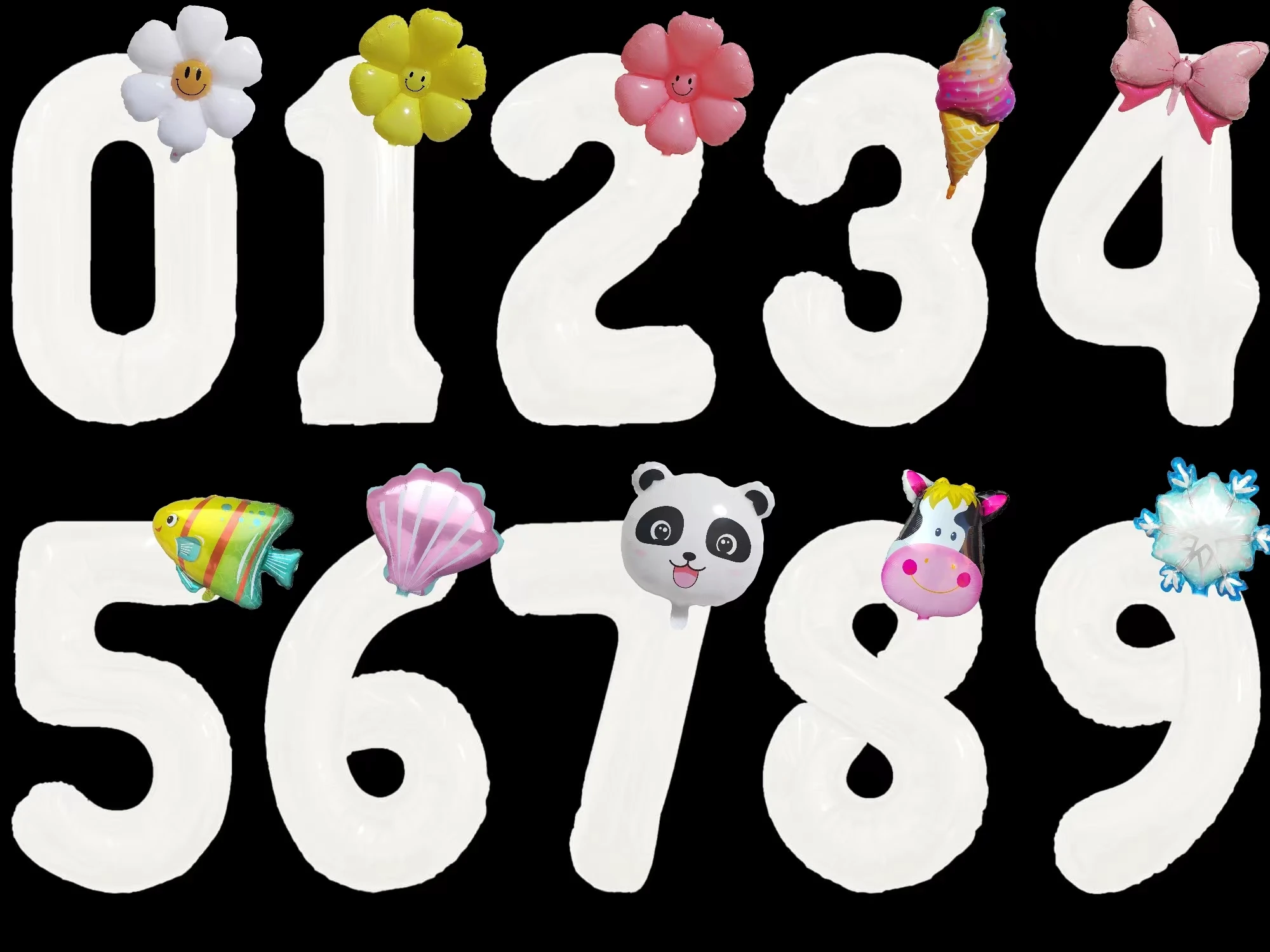 Набор воздушных шаров из фольги 2 шт. 32 дюйма