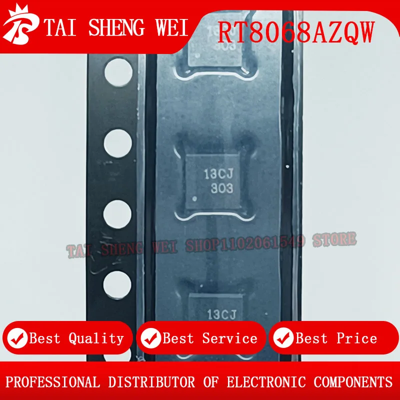 10 шт. RT8068AZQW RT8068A RT8068 (13 ED,13 EC 13 EE,13 CJ ...) QFN-10 чипсет