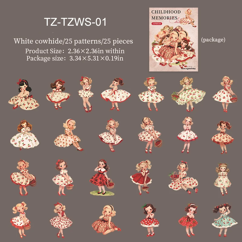 

Набор стикеров Jianwu "Серия детских воспоминаний"