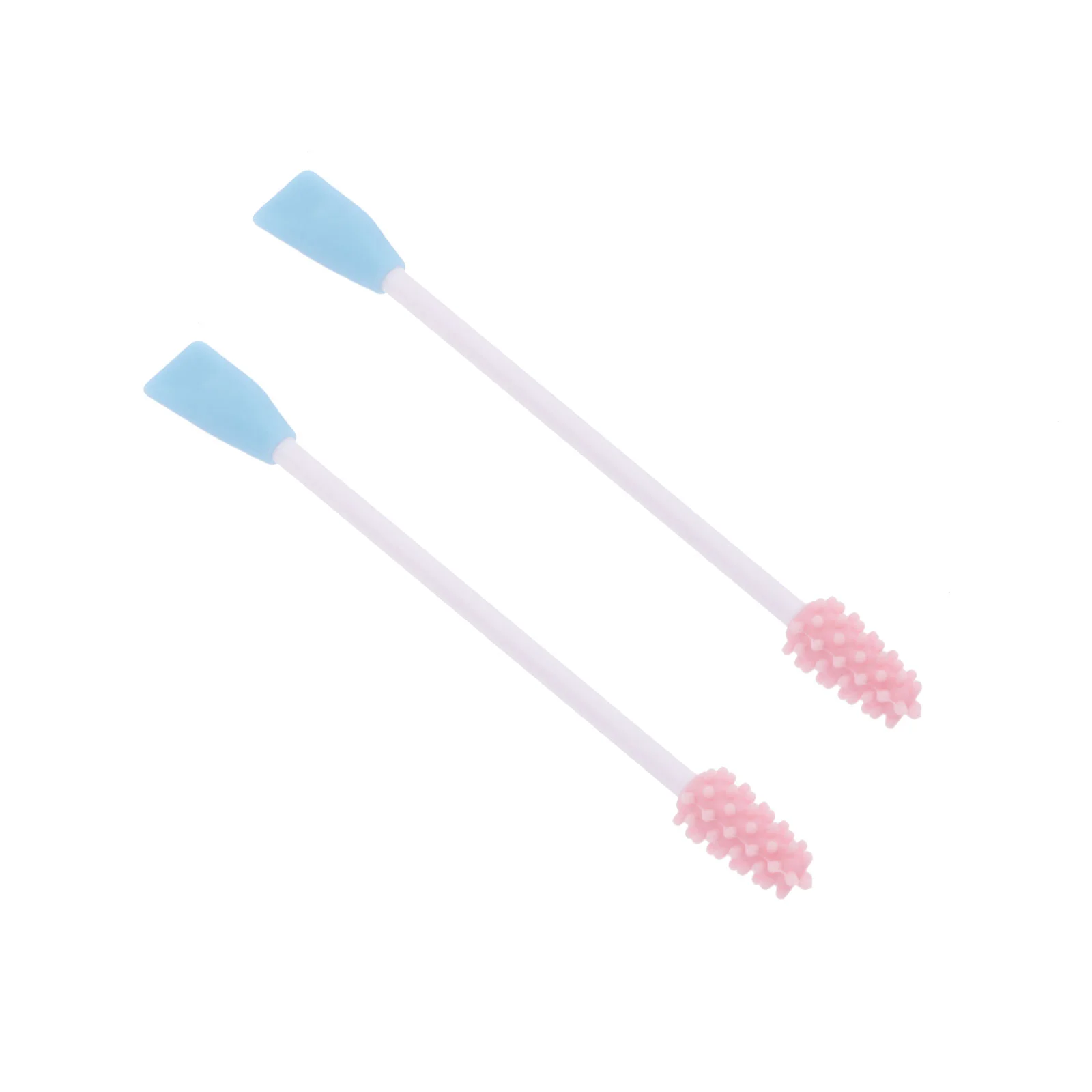 

2pcs Reusable Makeup Cotton Swabs Silicone Baby Cotton Swabs Silicone Ear Swabs