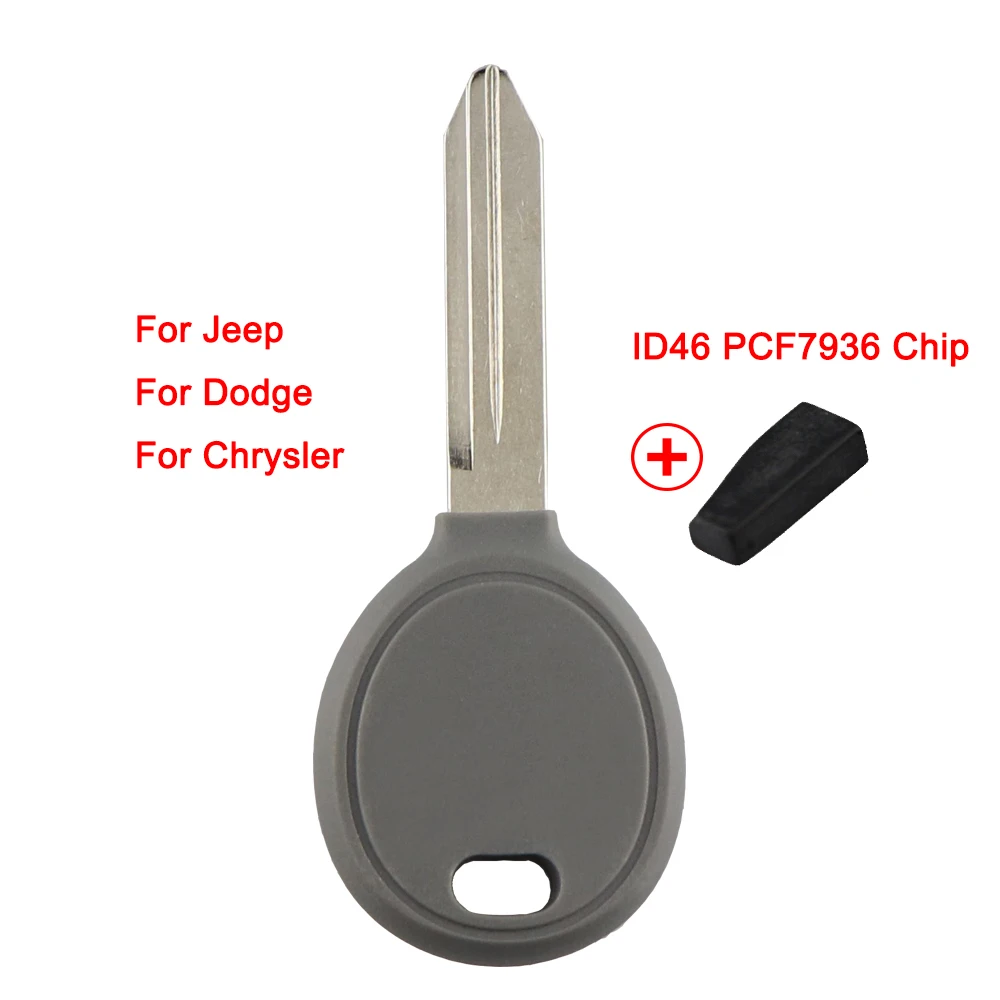 

Чехол YIQIXIN для автомобильного ключа для Jeep Wrangler 1998 2006 для Chrysler 300 Pacifica для Dodge Magnum Caravan Dakota транспондер ID46 чип