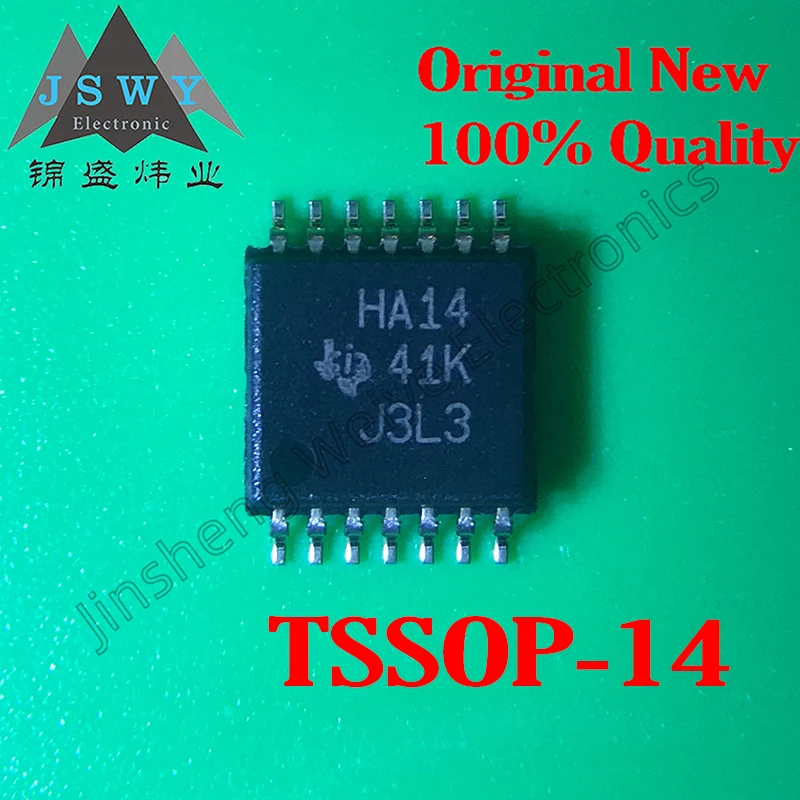 1 ~ 100 шт. SN74AHC14PWR TSSOP-14 Six Schmitt Trigger Inverter Silk Screen HA14 новый оригинальный Бесплатная доставка