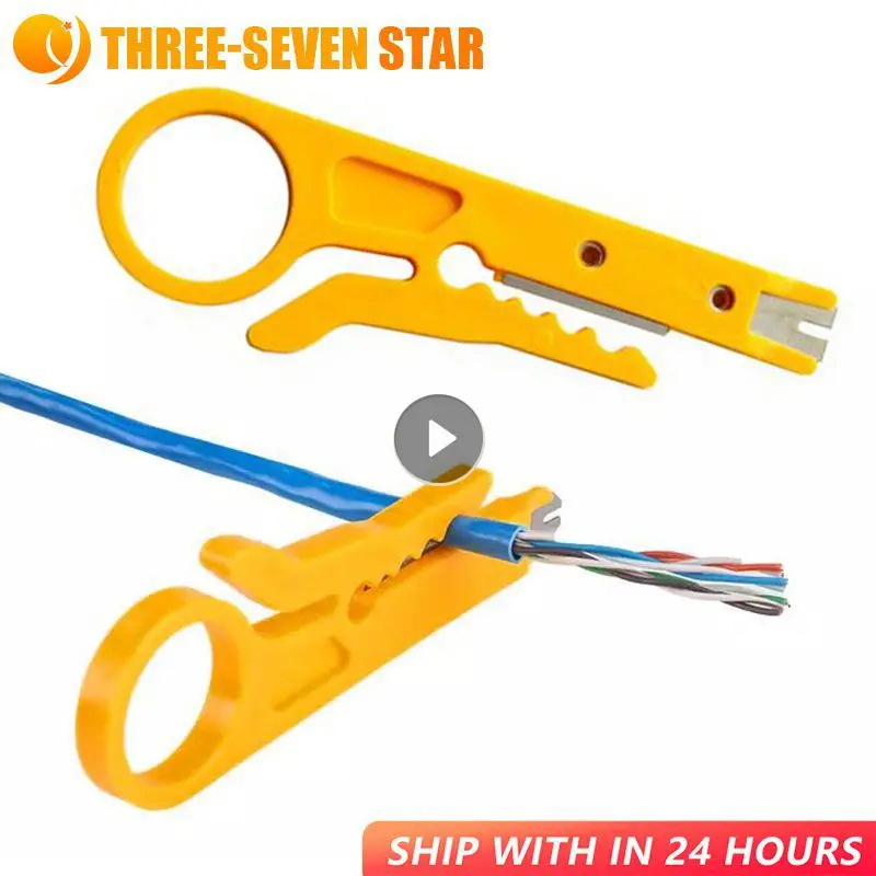 

1/3PC Mini Pocket Portable Wire Stripper Knife Crimper Pliers Crimping Tool Cable Stripping Wire Cutter Crimpatrice Tool Parts