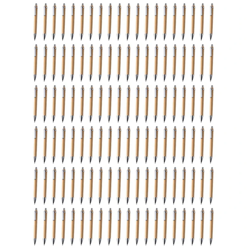 

120 Pcs/Lot Bamboo Ballpoint Pen Stylus Contact Pen Office & School Supplies Pens & Writing Supplies Gifts
