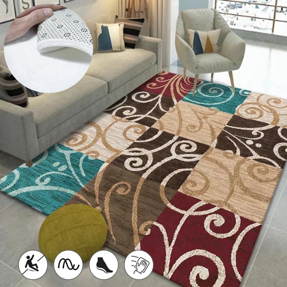 

New Nordic Carpets for Living Room Decor Modern Light Luxury Home Mat Covered with Large Area Rugs for Bedroom Soft Lounge Rug