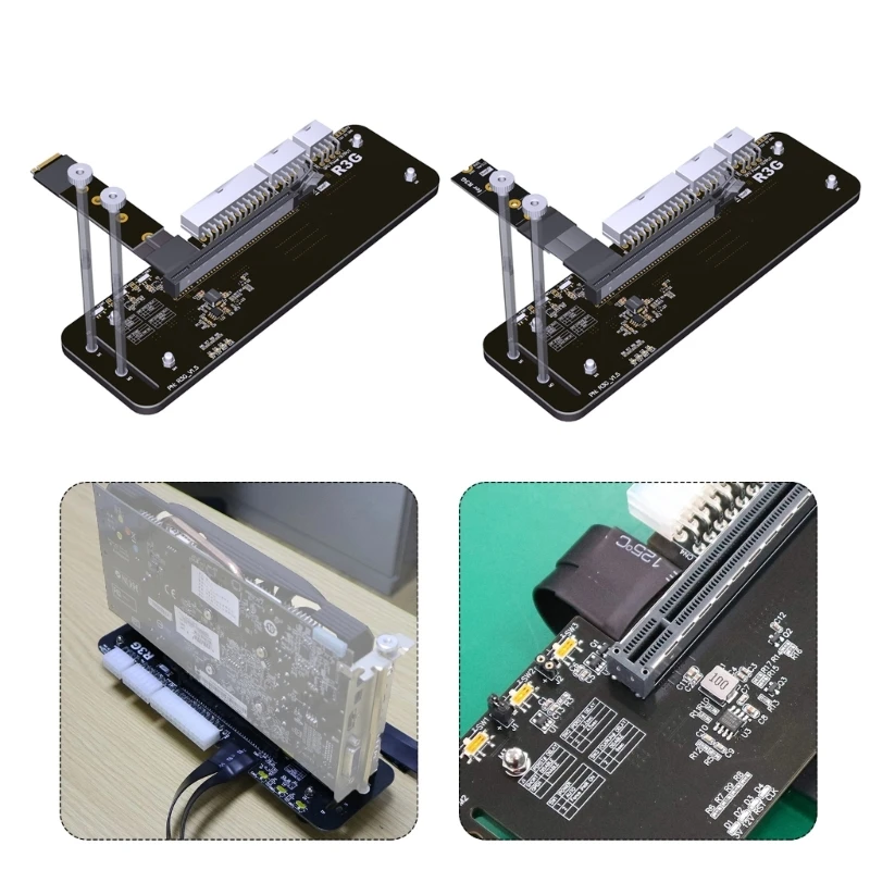 

Внешняя подставка для видеокарты NVMe с кабелем PCIe3.0X4, 32 Гбит/с