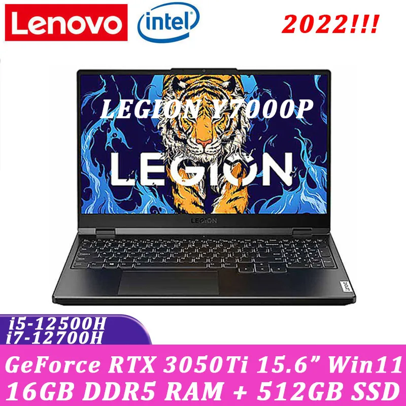

Новый игровой ноутбук Lenovo Legion Y7000P, 2022 дюйма, Windows 11