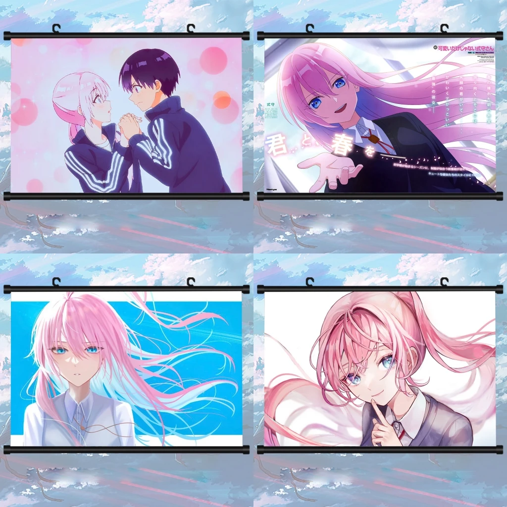 

Новый аниме Shikimori's Not Just a Cutie Shikimori Izumi HD настенный свиток картина постер домашний декор коллекционный декоративный художественный подарок