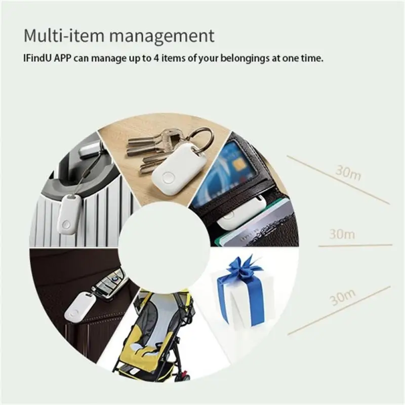 Мини GPS-трекер Tuya с защитой от потери брелок сигнализацией для умного дома