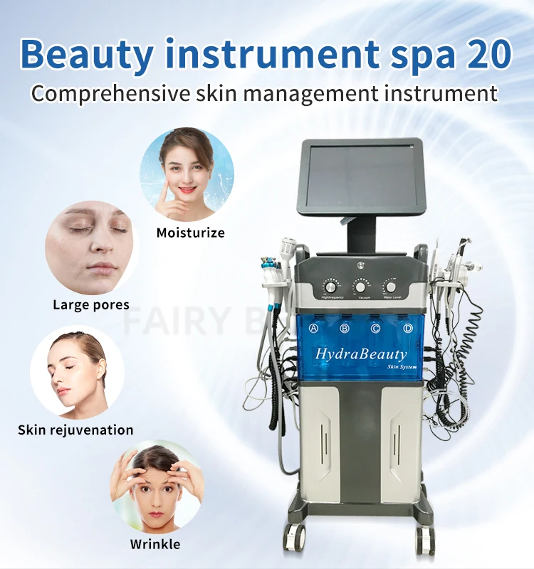 

Hydrofacials Facial Machine Water Oxygen Facial Machine Hydro Facial Microdermabrasion Skin Lifting Face Deep Cleaning For Spa