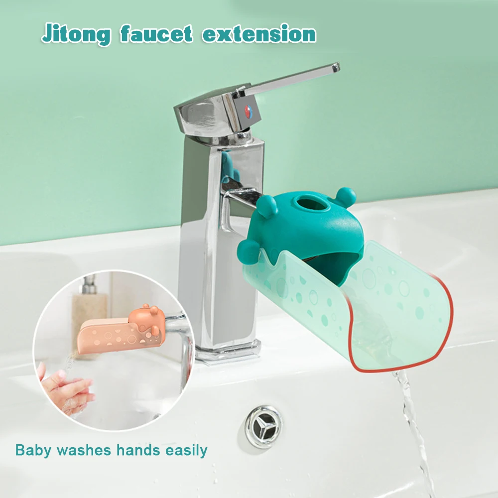 

Универсальный водопроводный кран удлинитель водосберегающий мультипликационный детский ручной промывочный водный удлинитель для смесит...