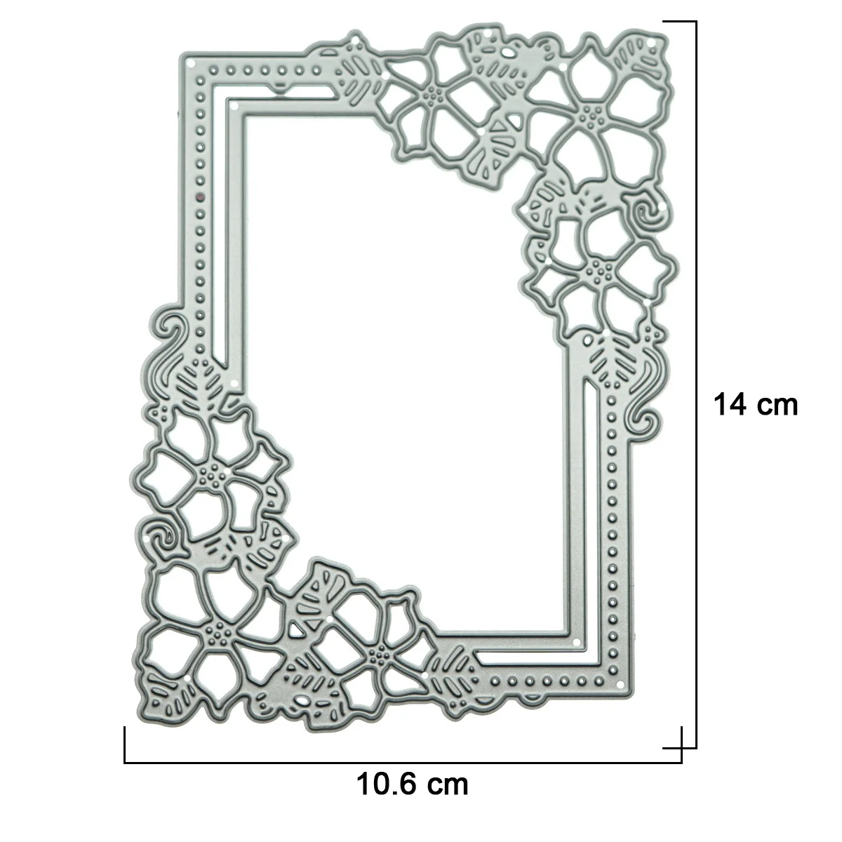 Рамка с цветами металлические Вырубные штампы скрапбукинг сделай сам карта Invit