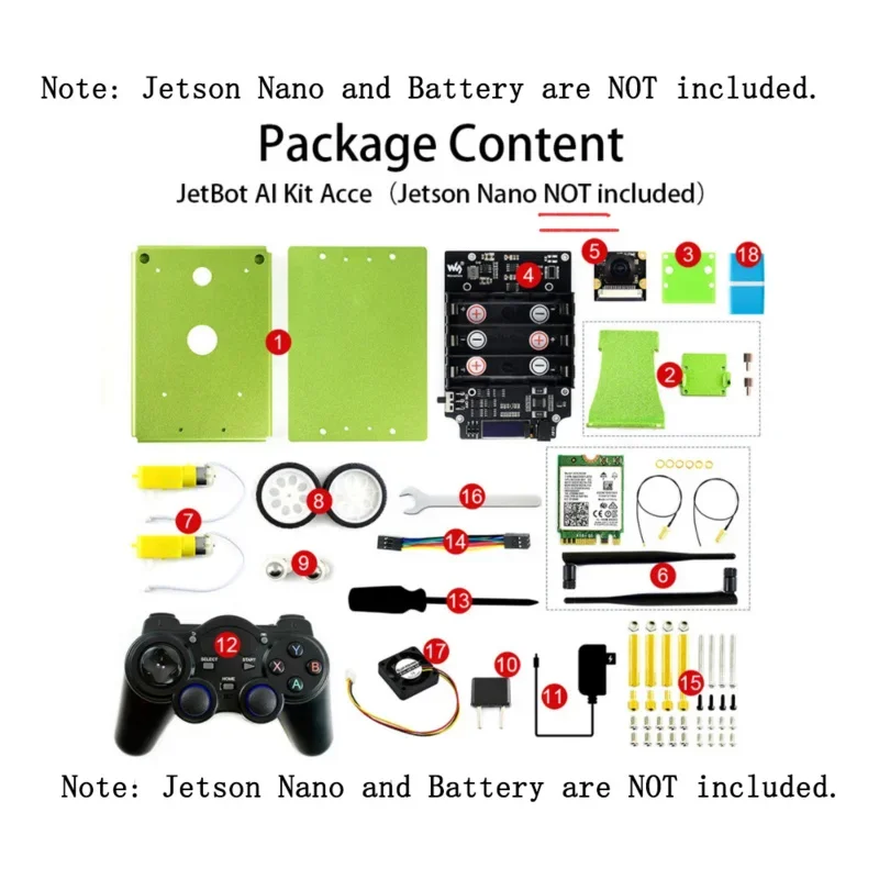 Модуль камеры JetBot автомобильный робот стартовый комплект для разработчика B01 2 ГБ