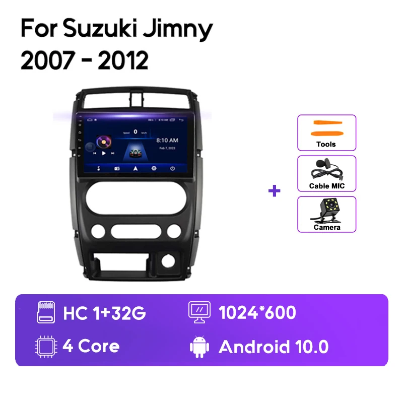 

Автомагнитола MAMSM на Android 12 для Suzuki Jimny 2007-2012, автомобильный мультимедийный видеоплеер, навигация, стерео, GPS, 4G Авторадио Carplay