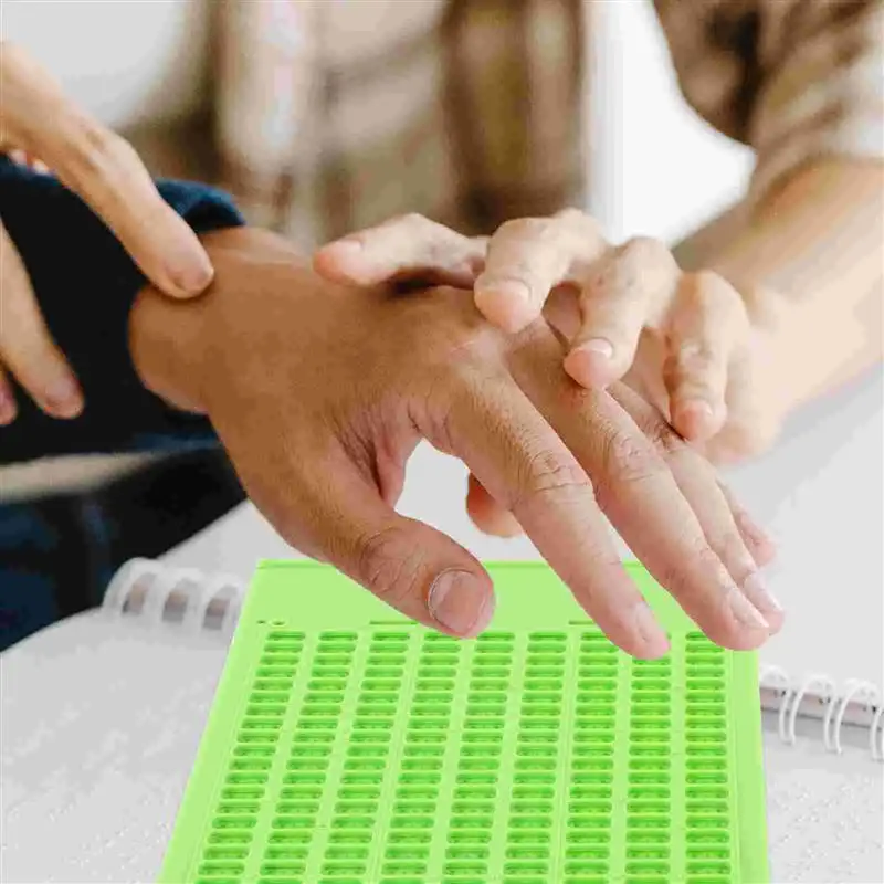 Инструмент для обучения Braille аксессуар планшета письма глухой пластины