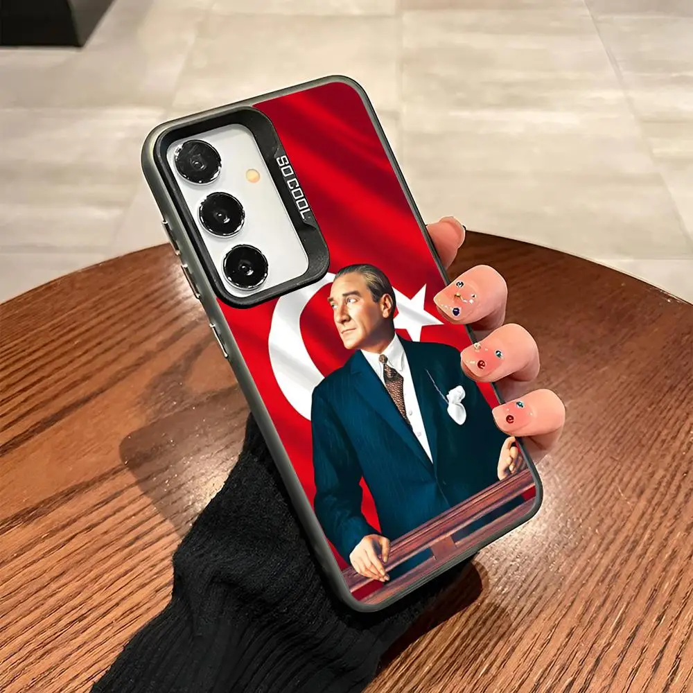 Чехол для телефона Турецкая Мустафа Кемаль Ататюрка Samsung Galaxy S24 S23 S22 S21 S20 Note20 Ultra Plus