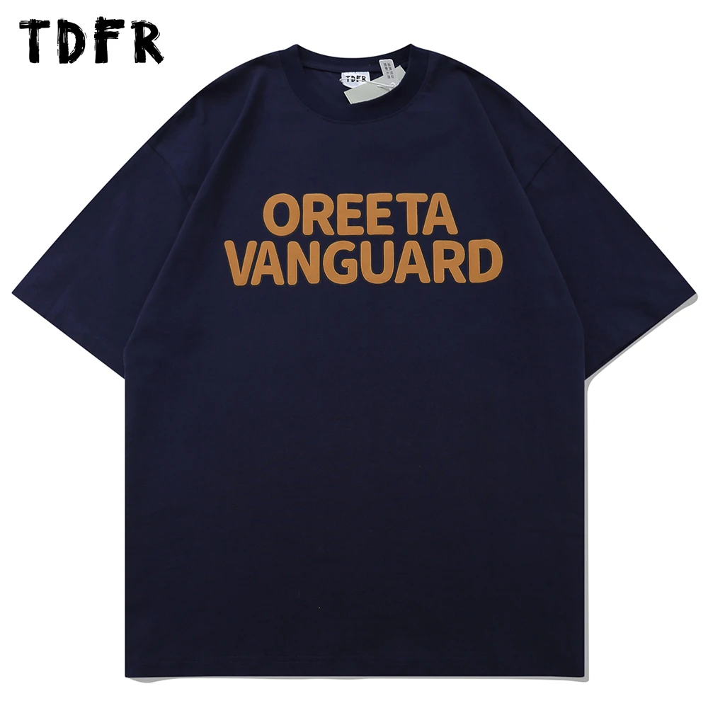 

Футболка мужская с коротким рукавом и надписью, простая повседневная хлопковая рубашка с коротким рукавом и круглым вырезом, в стиле Харадз...