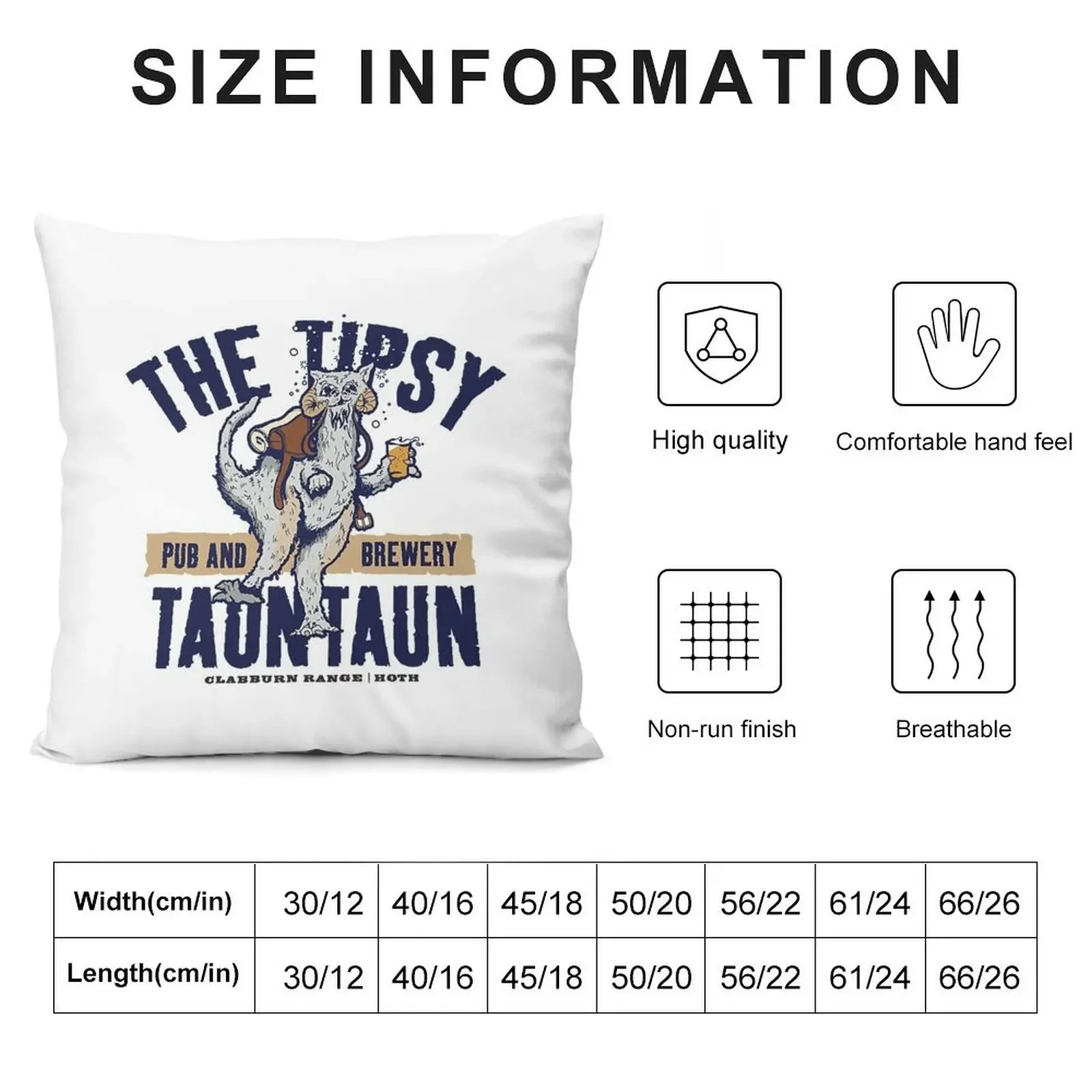 Подушка Tipsy Tauntaun наволочка декоративные подушки для гостиной подушка