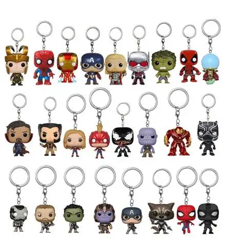 Funko Marvel Мстители локи инро человек Дэдпул Халк Бэтмен танос Тор искусственные