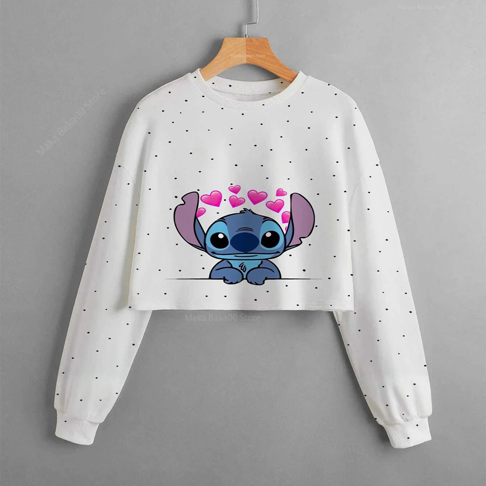 Купи Classic Fashion Disney Stitch Print 3D Long Sleeve T-Shirt Autumn and Winter Round Neck Long Sleeve Round Neck Hooded Sweater за 150 рублей в магазине AliExpress