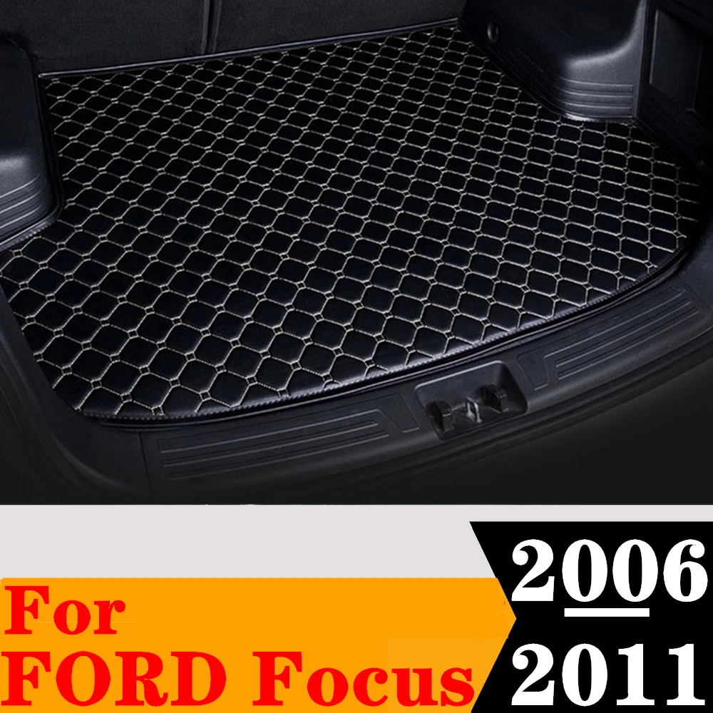 Коврик в багажник автомобиля для FORD Focus 2011 2010 2009 2008 2007 2006 задний хвостовой коврик