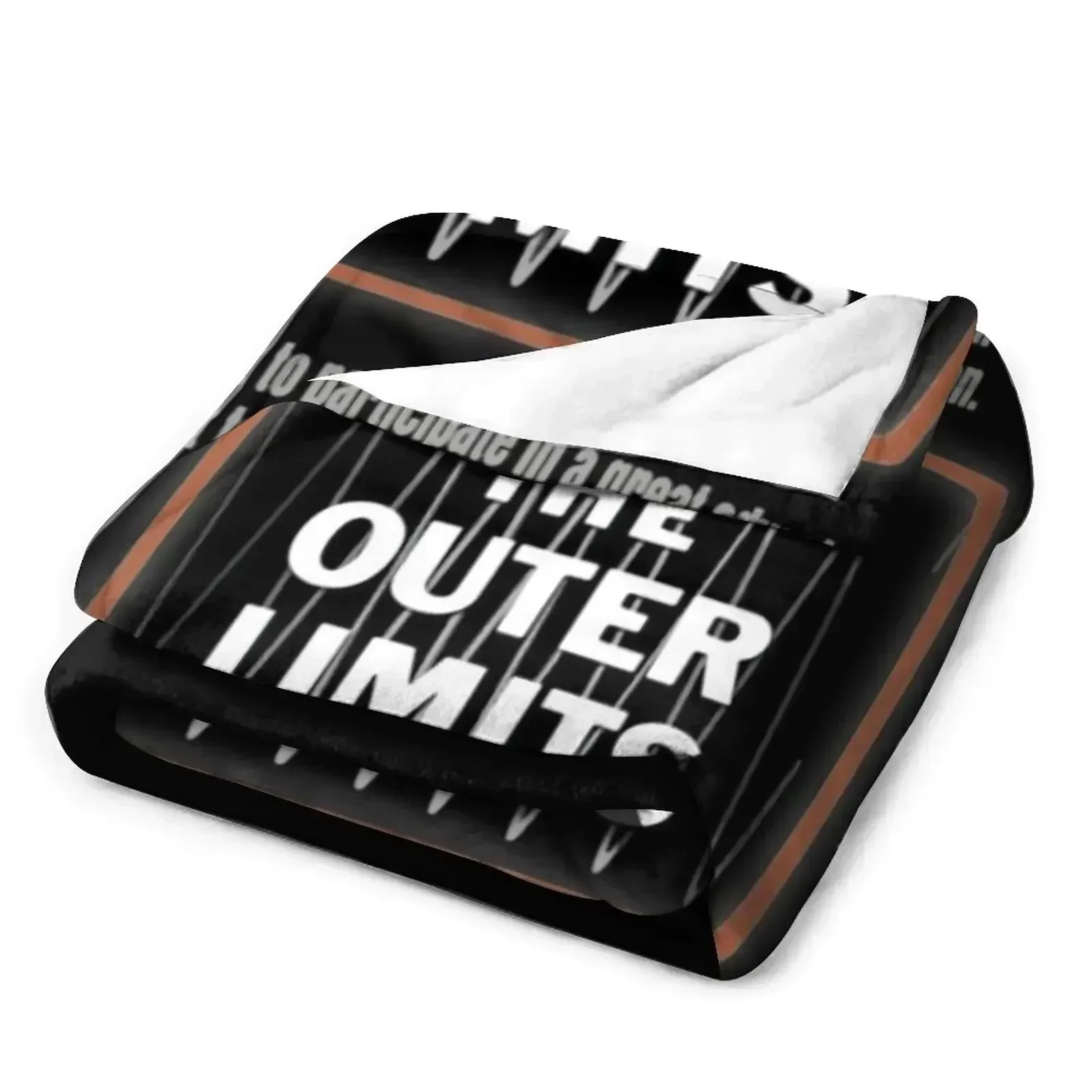 Футболка Outer Limits Телешоу The - Retro Seventies_by Humanitees_ Плед Большие плюшевые одеяла для