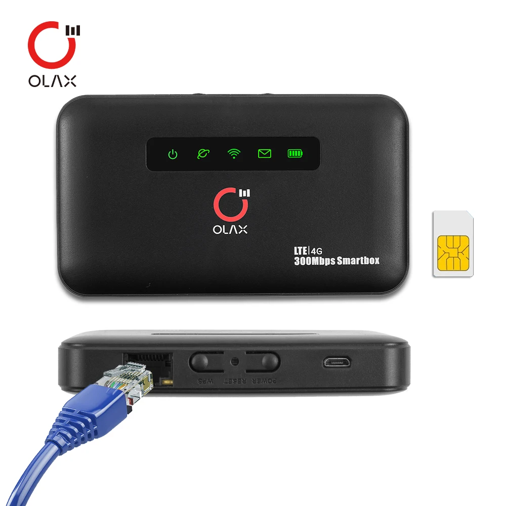 

Роутер точки доступа OLAX MF6875 4G, LTE Wi-Fi RJ45 модем WiFi 300 Мбит/с, лучший роутер 4g Wi-Fi