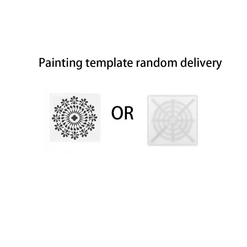 

Набор инструментов для наведения мандалы, 19 шт., инструменты для наведения мандалы, трафарет, шариковый стилус, лоток для рисования камней, о...