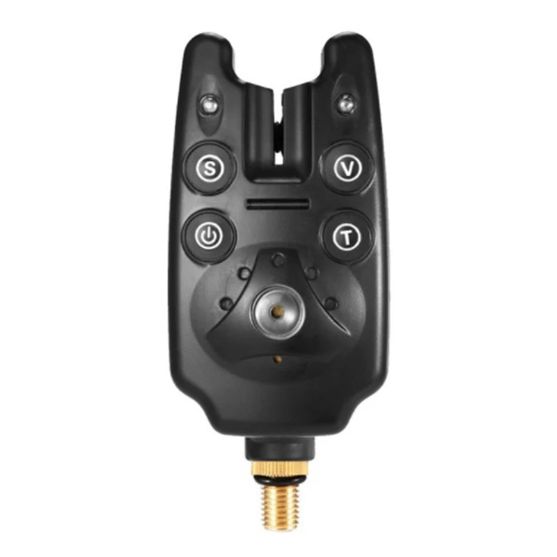 

Hot 3C-New Electronic Bite Signaling Tools 2 Leds Adjustable Tone Volume Sound Fish Bite Alarm Bell Terminal Fishing Rod Tool