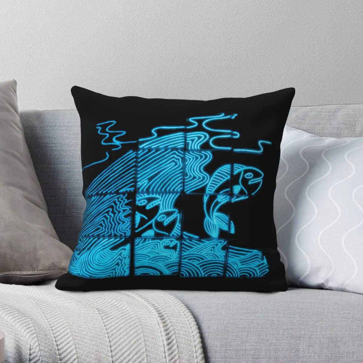 

Светящиеся бактериальные Декоративные Чехлы для подушек из полиэстера и льна