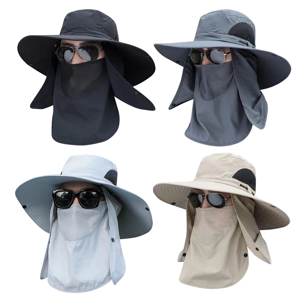 

Летняя быстросохнущая шляпа для мужчин и женщин, мужская шляпа, женская панама с широкими полями, шляпа с защитой от солнца и широкими полям...