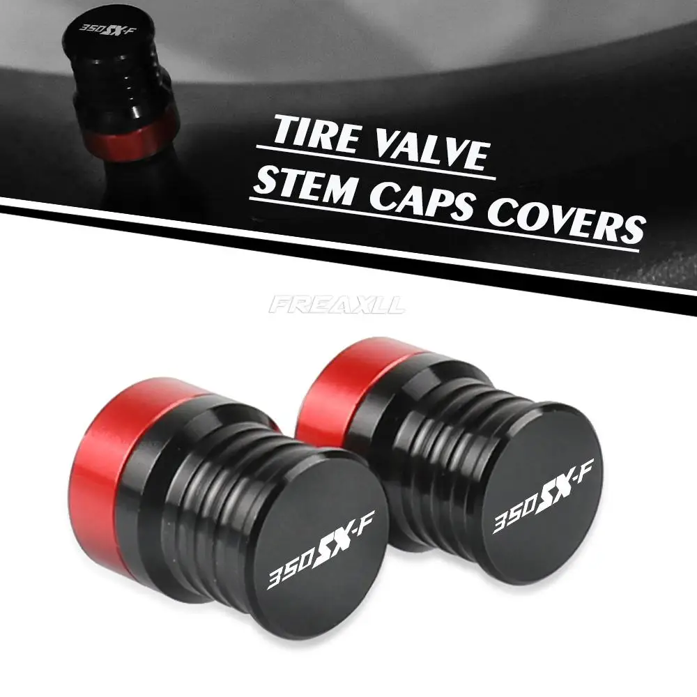 

For 350SX-F 2011-2018 2014 2015 2016 2017 350 SX-F SXF SX F Motorcycles Accessories Wheel Tire Valve Stem Cap Airtight Covers