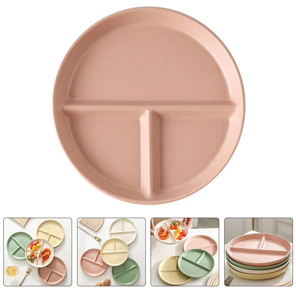 

Plates Ceramic Plateportion Control Divided Restaurant Container Dividerdinner Thanksgiving Sectional