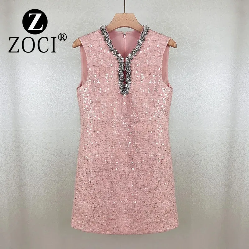 Женское летнее короткое платье ручной работы [ZOCI]