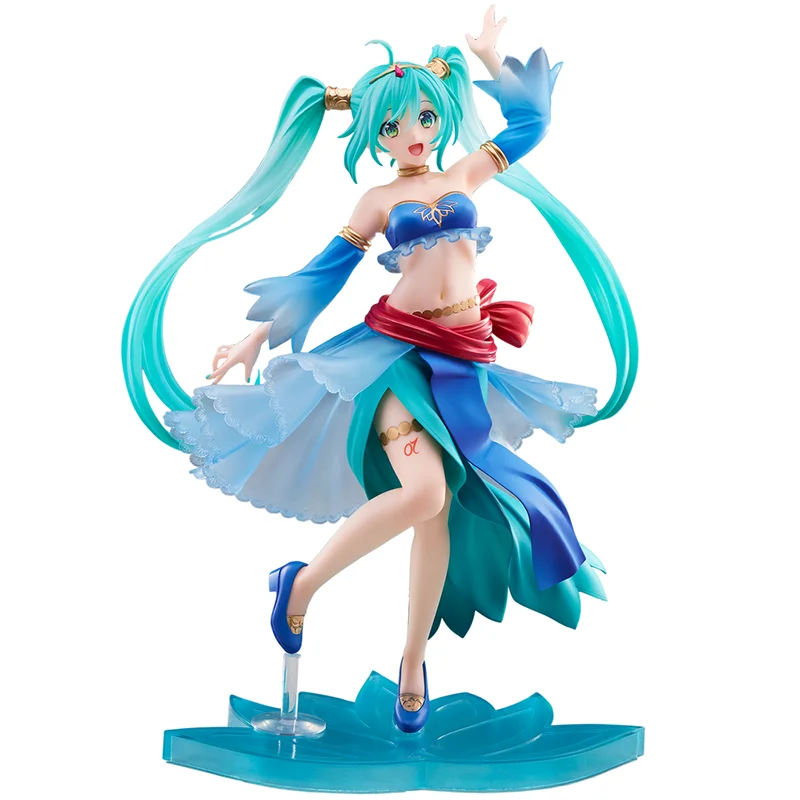 

21cm Original Taito VOCALOID Hatsune Miku Princess Arabian Artist Master Piece AMP PVC Action Figure Model Doll Toys