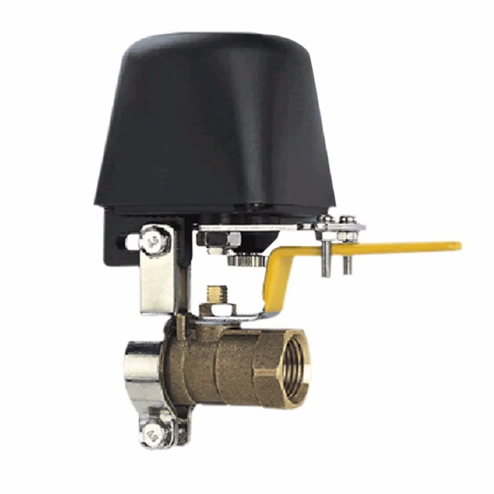 

Electric Automatic Manipulator Shut Off Valve for Alarm Gas Water Pipeline Security Device Assortment 12V 1/2 DN15 3/4 DN20