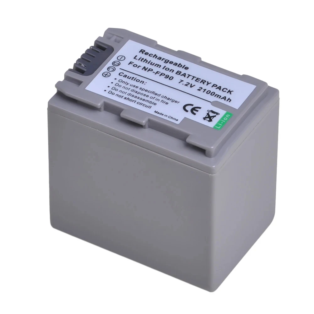 Сменный аккумулятор NP-FP90 Bateria NP FP90 7 2 В 2100 мАч