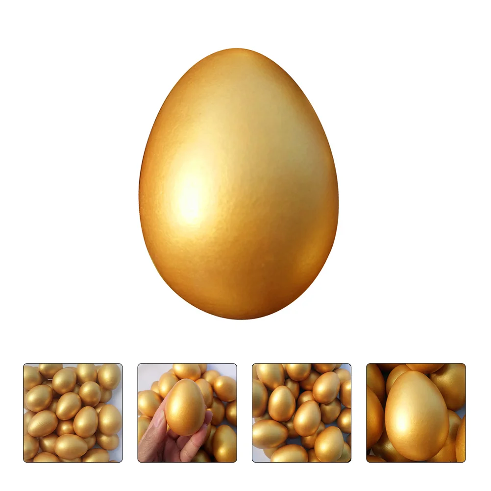 

12Pcs Easter Theme Party Eggs Decorative DIY Painting Crafts Wooden Easter Eggs
