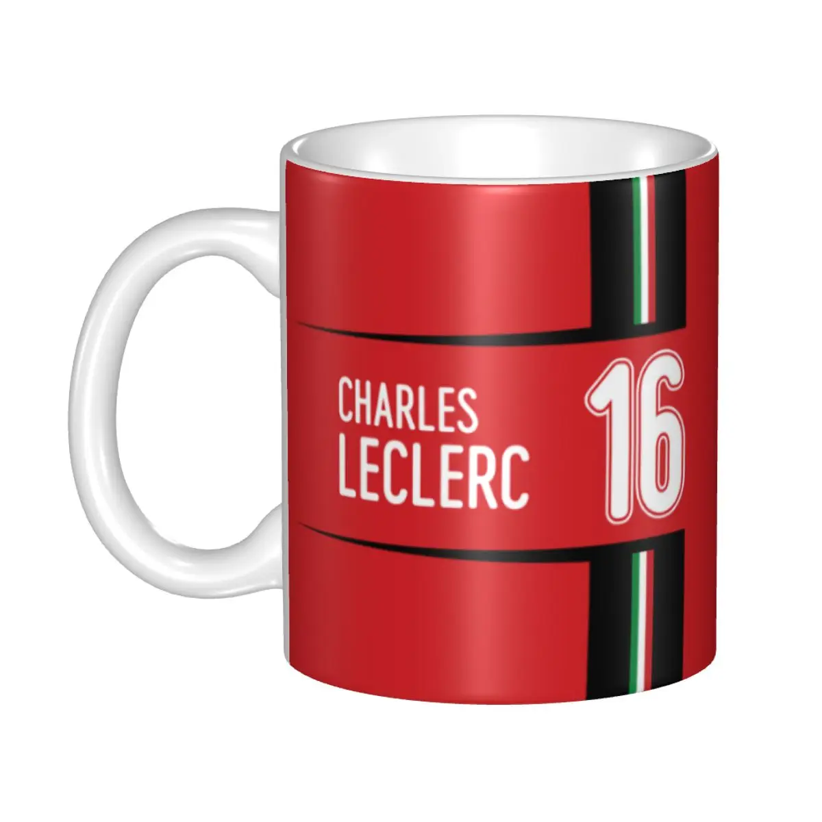 

Personalized Leclercs Monaco Formula Driver Charles Coffee Mug DIY Ceramic Tea Milk Cup Outdoor Work Camping Cups And Mugs