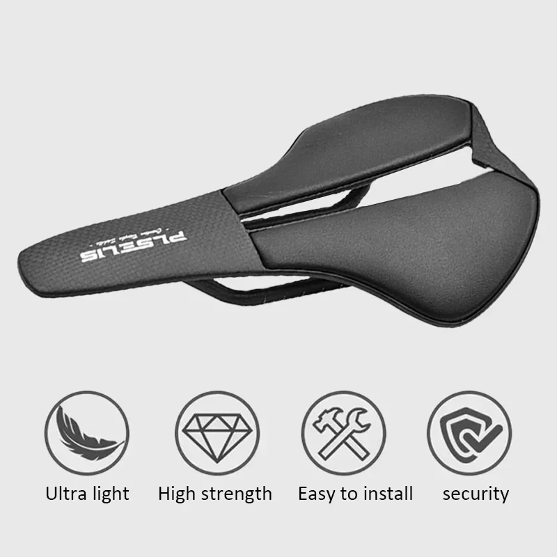 Велосипедное седло Сверхлегкое полое углеродное волокно Удобное дышащее MTB