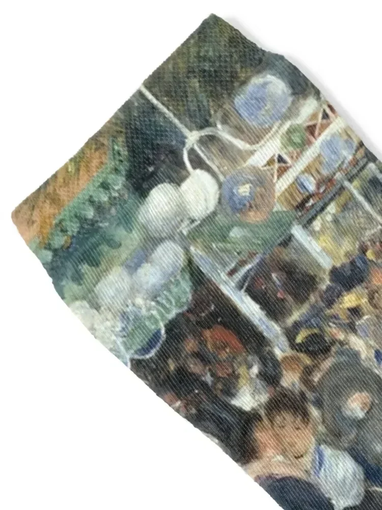 Bal du Moulin de la Galette Картина маслом от Auguste Renoir Носки в стиле хип-хоп МОДНЫЕ спортивные